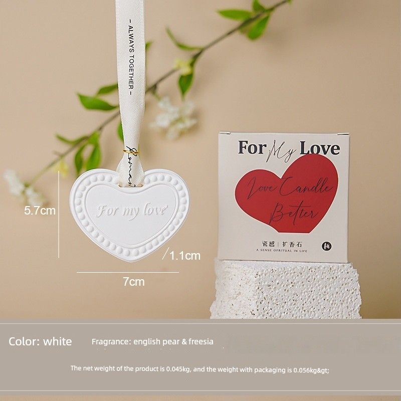 Wardrobe Aromatherapy Gypsum Pendant, Creative Gift for Qixi Festival, Souvenir, Solid Aroma Diffuser Stone, Car Interior Decoration, Car Fragrance White (Scent: English Pear & Freesia)
Wardrobe Aromatherapy Gypsum Pendant, Creative Gift for Qixi Festival, Souvenir, Solid Aroma Diffuser Stone, Car Interior Decoration, Car Fragrance White (Scent: English Pear & Freesia)