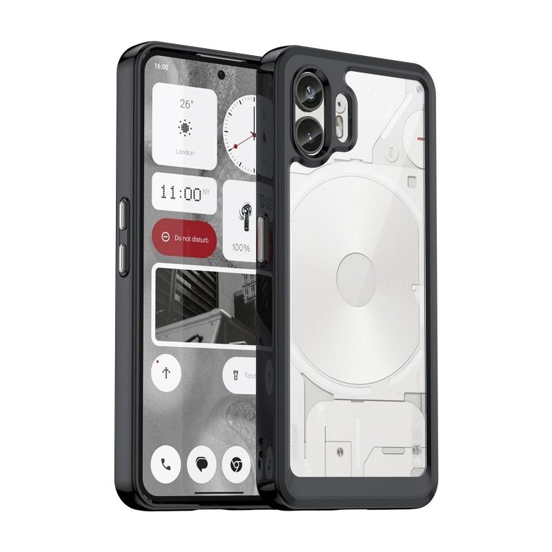 For Nothing Phone (2) Back Cover WANLONFENG XC Series TPU Acrylic Phone Case with Tempered Glass Film Black
For Nothing Phone (2) Back Cover WANLONFENG XC Series TPU Acrylic Phone Case with Tempered Glass Film Black
