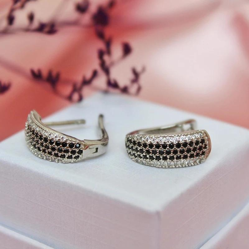 CAOSHI New Fashion Hoop Earrings Female Daily Wearable Pierced Earrings Copper Color Brilliant White/Black Zirconia Zircon Gift
CAOSHI New Fashion Hoop Earrings Female Daily Wearable Pierced Earrings Copper Color Brilliant White/Black Zirconia Zircon Gift