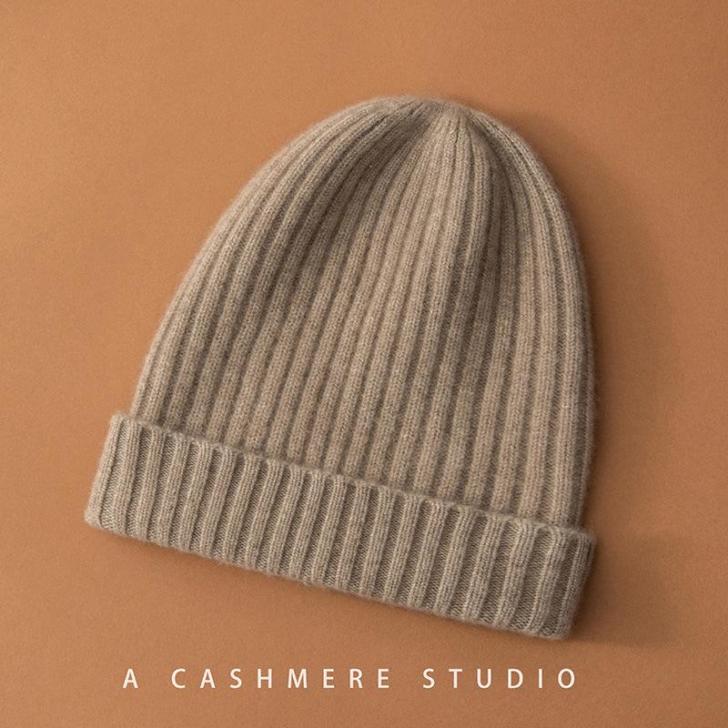 Unisex Cashmere Rib-Knit Beanie - Thick, Warm, and Trendy for Autumn and Winter. Black
Unisex Cashmere Rib-Knit Beanie - Thick, Warm, and Trendy for Autumn and Winter. Black