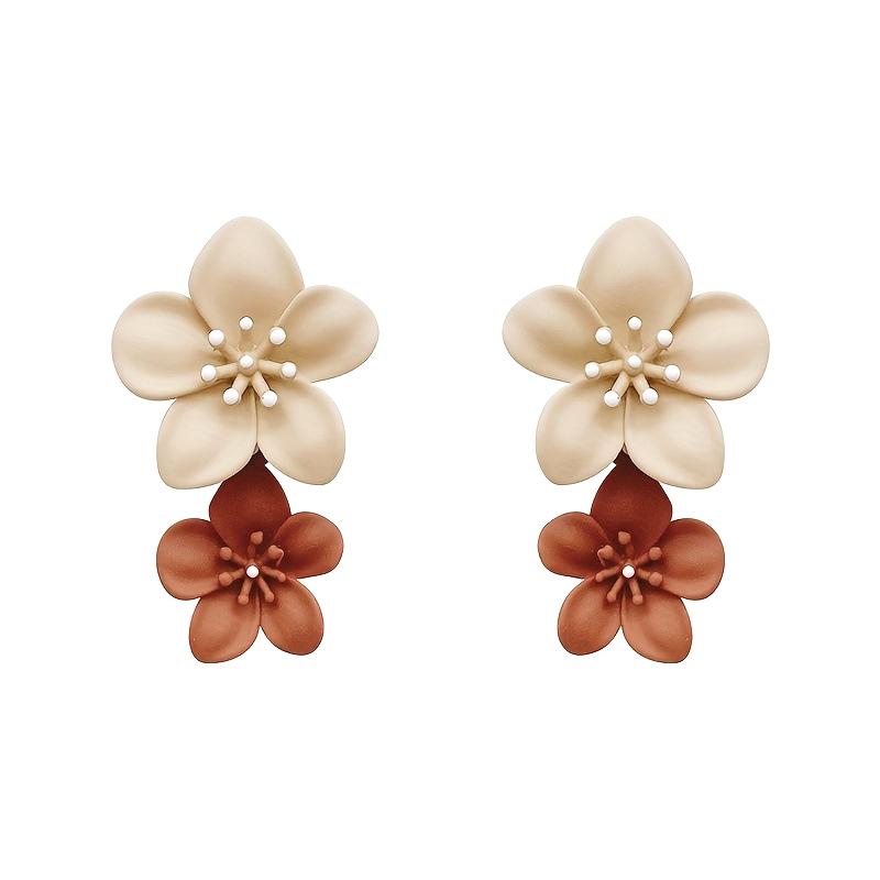 Коричневі Двоколірні Сережки-підвіски з Квітами для Жінок Корейські Ювелірні Вироби Весільна Вечірка Дівчина Елегантні Ювелірні Аксесуари
Коричневі Двоколірні Сережки-підвіски з Квітами для Жінок Корейські Ювелірні Вироби Весільна Вечірка Дівчина Елегантні Ювелірні Аксесуари