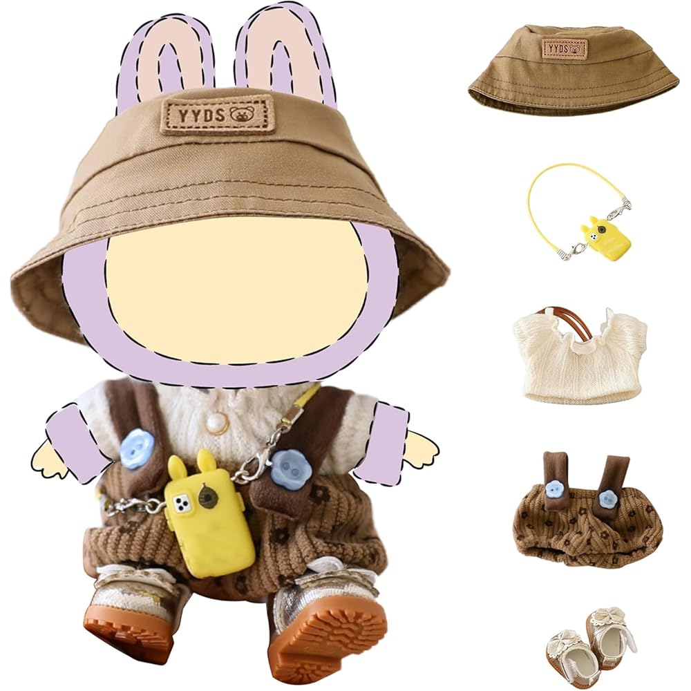 Ruokey Doll Clothes Set 5 Pieces for 15cm/17cm Plush Toys Cute Costume Outfit Accessories
Ruokey Doll Clothes Set 5 Pieces for 15cm/17cm Plush Toys Cute Costume Outfit Accessories