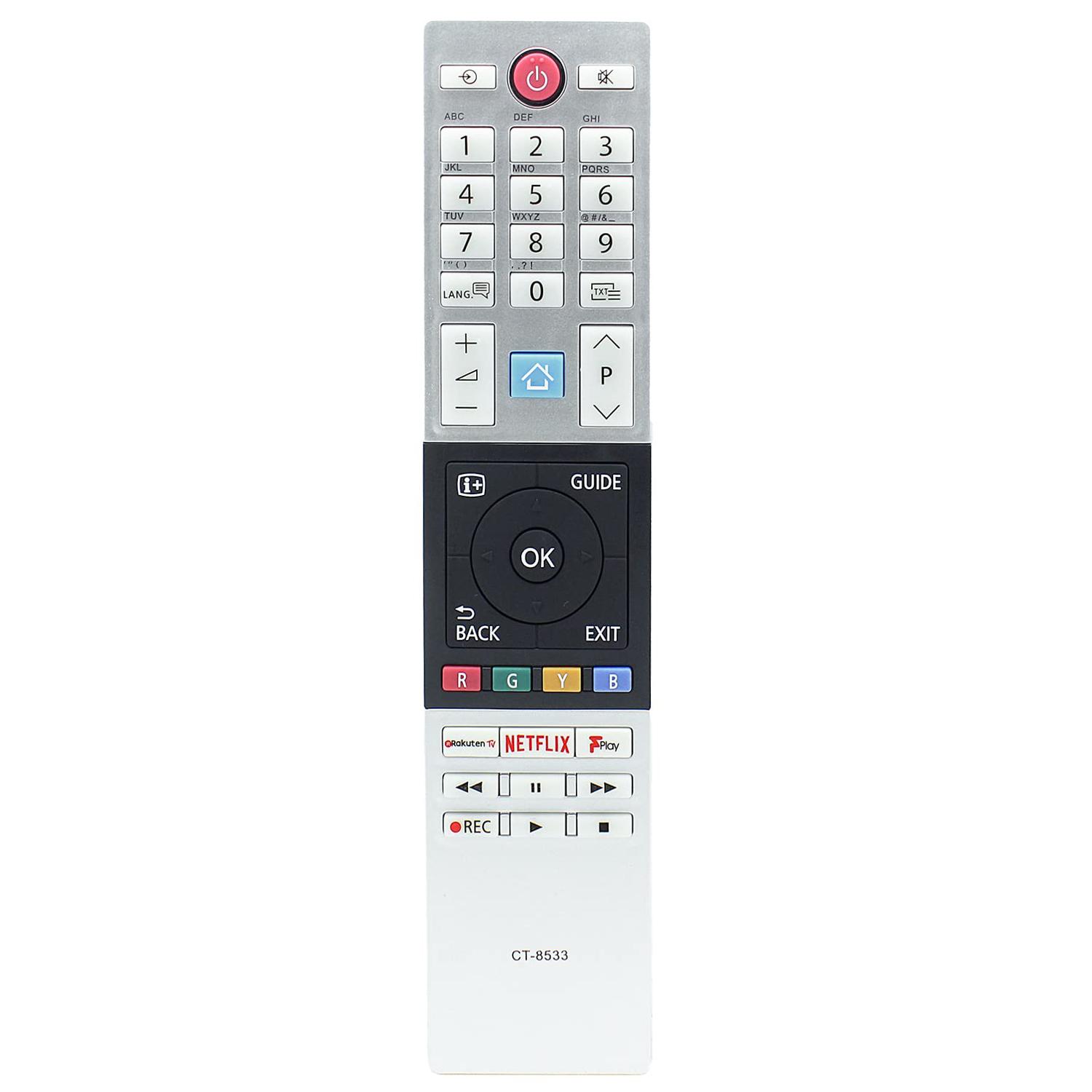 CT-8533 For TOSHIBA Replacement Television Remote Control Easy to Use A
CT-8533 For TOSHIBA Replacement Television Remote Control Easy to Use A
