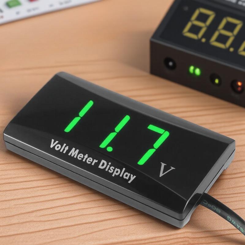 Mini 12V LED Waterproof Car Voltage Voltmeter Gauge Panel Meter Digital Display for Automotive Use зелений
Mini 12V LED Waterproof Car Voltage Voltmeter Gauge Panel Meter Digital Display for Automotive Use зелений