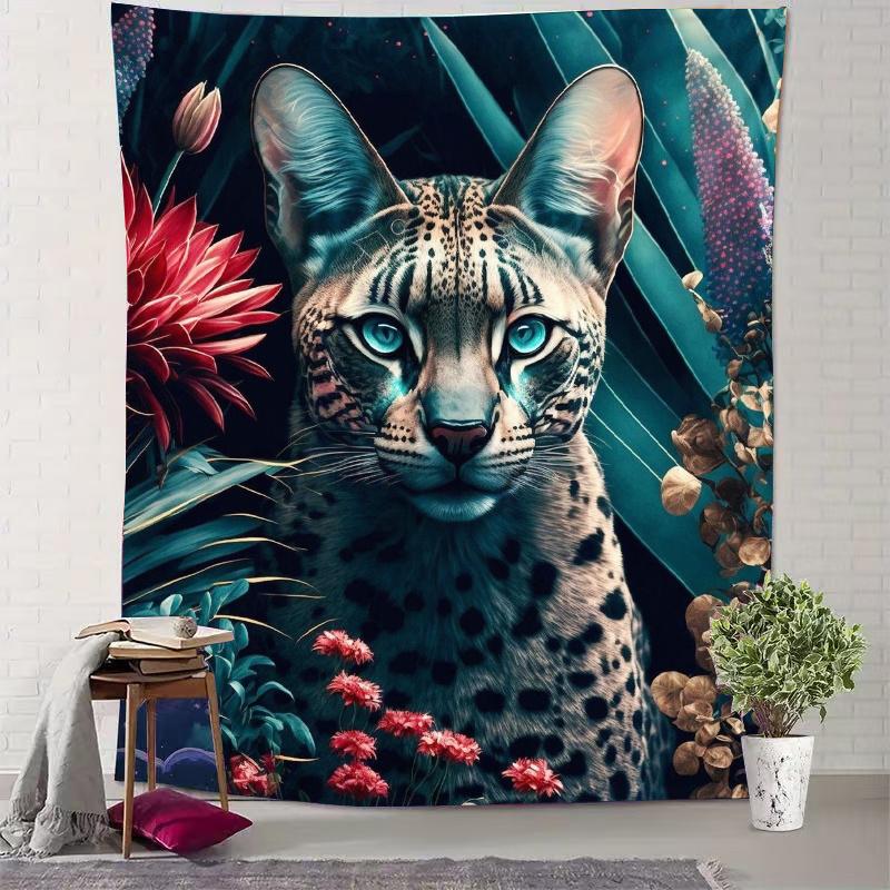 Jungle BlueEyed Leopard Digital printing polyester wall tapestry suitable for use in living rooms bedrooms offices bars party 74x94cm(29x37in)
Jungle BlueEyed Leopard Digital printing polyester wall tapestry suitable for use in living rooms bedrooms offices bars party 74x94cm(29x37in)