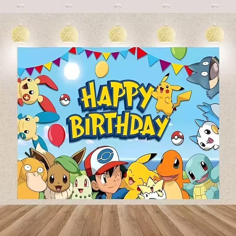 2D Cute Pokemon Birthday Backdrop, Themed Party Photography Prop 47.2x31.5inch/120*80cm
2D Cute Pokemon Birthday Backdrop, Themed Party Photography Prop 47.2x31.5inch/120*80cm