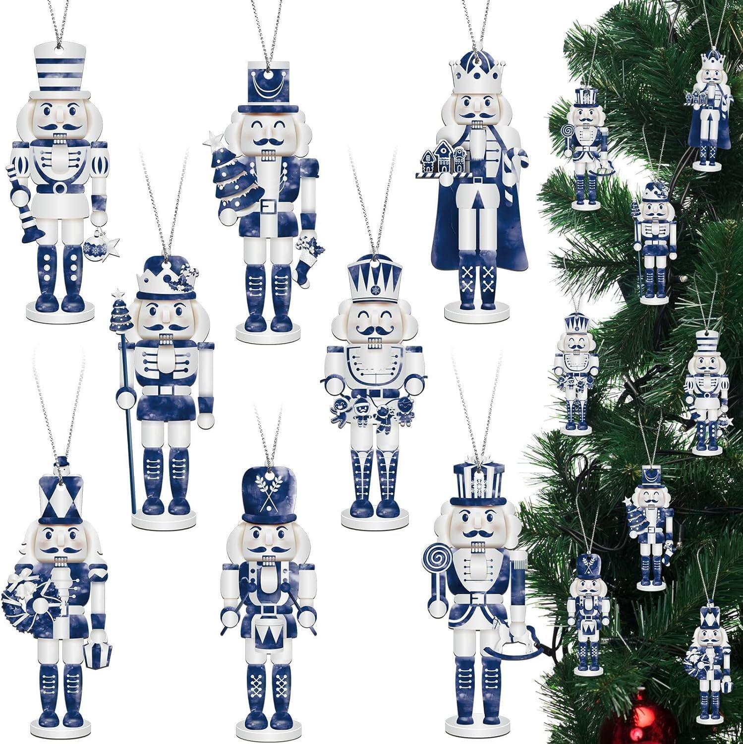 16pcs Blue White Wooden Christmas Cat Ornaments Nutcracker Teapot Christmas Decorations Christmas Tree Ornament Accessories
16pcs Blue White Wooden Christmas Cat Ornaments Nutcracker Teapot Christmas Decorations Christmas Tree Ornament Accessories