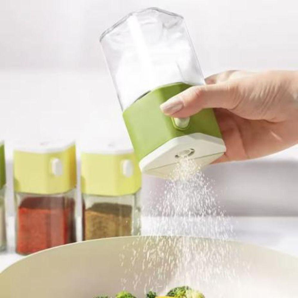 2Pcs Press-type Glass Salt Jar 200ml Salt Container Dual-purpose Seasoning Can Camping зелений
2Pcs Press-type Glass Salt Jar 200ml Salt Container Dual-purpose Seasoning Can Camping зелений