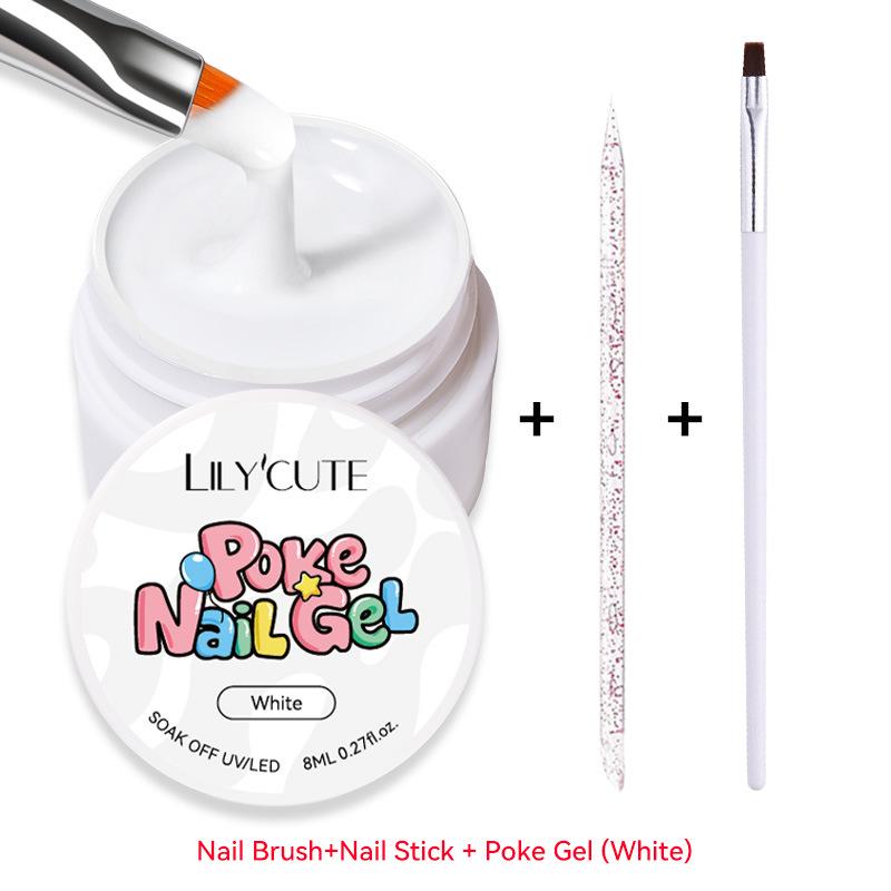 LILY CUTE Nail Art Dotting Glue Gel Set - Black & White Wave Pattern
LILY CUTE Nail Art Dotting Glue Gel Set - Black & White Wave Pattern