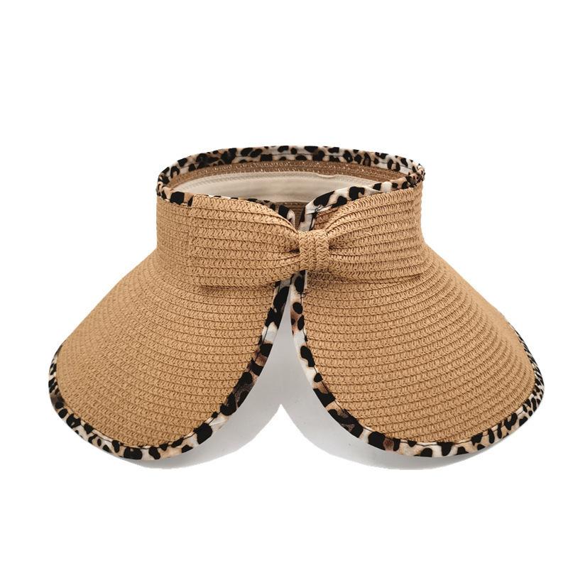 Summer Sun Hats For Women Foldable Leopard Brim Empty Top Adjustable Sun Protection Foldable Sunhat Beach Accessories Cap Sunhat чорний
Summer Sun Hats For Women Foldable Leopard Brim Empty Top Adjustable Sun Protection Foldable Sunhat Beach Accessories Cap Sunhat чорний