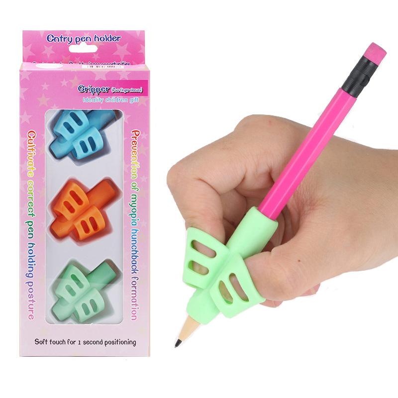 3Pcs/Set Soft Silica Pencil Grasp Two-Finger Gel Pen Grips Children Writing Training Correction Tool Pens Holding for Kids Gifts
3Pcs/Set Soft Silica Pencil Grasp Two-Finger Gel Pen Grips Children Writing Training Correction Tool Pens Holding for Kids Gifts