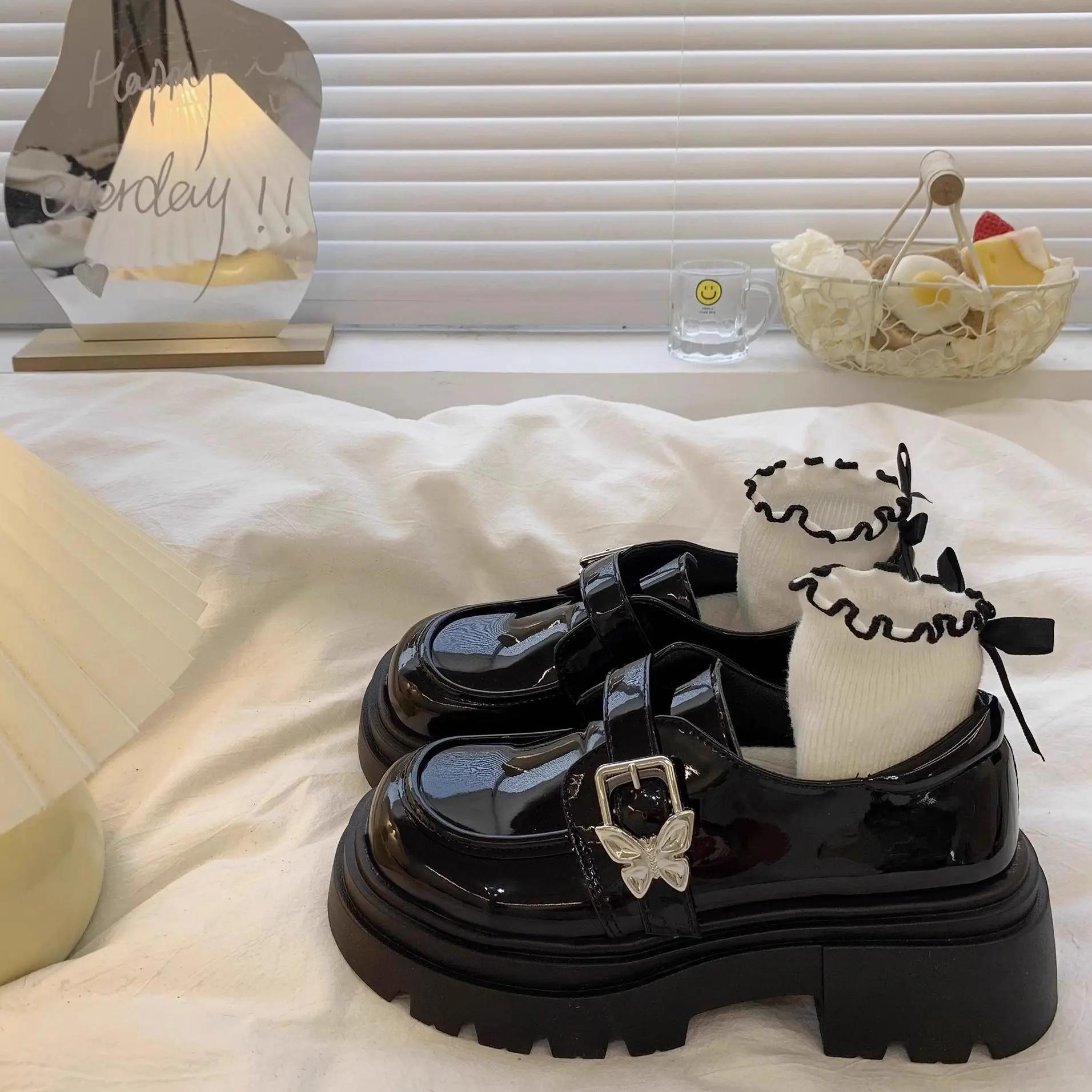 Fashion Japanese Style Lolita with Medium Heels Bow Mary Jane Women s Shoes Gothic Platform Round Toe Loafers Ladies Pumps Young Casual 40
Fashion Japanese Style Lolita with Medium Heels Bow Mary Jane Women s Shoes Gothic Platform Round Toe Loafers Ladies Pumps Young Casual 40