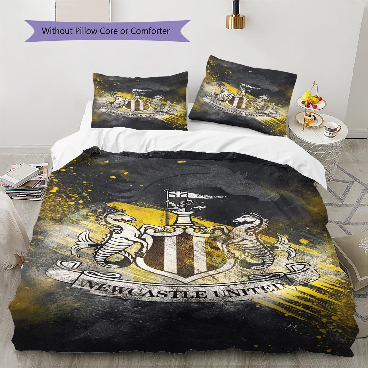 Newcastle United Pattern Bedding Set Quilt Cover Pillowcase Home Decor Gift (1 * duvet cover + 2 * pillowcase, without core) 135x200cm
Newcastle United Pattern Bedding Set Quilt Cover Pillowcase Home Decor Gift (1 * duvet cover + 2 * pillowcase, without core) 135x200cm