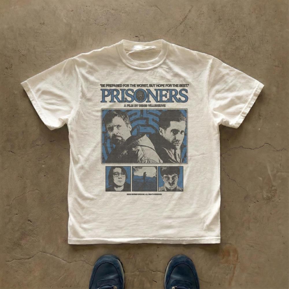 2026 Summer New Prisoner Movie Poster Highquality Casual Comfortable and Breathable Mens Printed Roundneck Tshirt 4XL
2026 Summer New Prisoner Movie Poster Highquality Casual Comfortable and Breathable Mens Printed Roundneck Tshirt 4XL