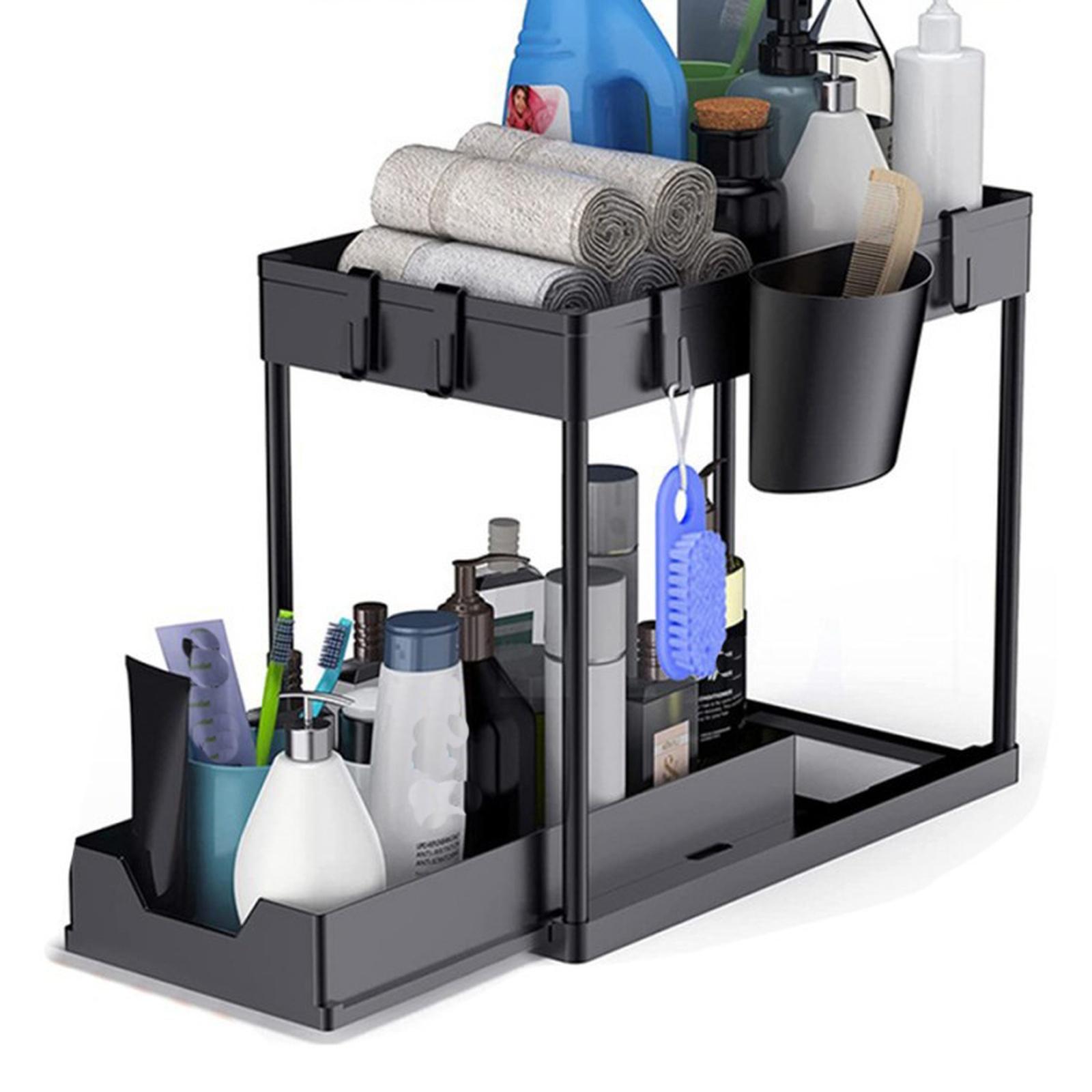 Under Sink Storage Rack Pull Out Organizer Adjustable Kitchen Cabinet Shelf Multi Functional Storage Container Holder for Bathroom and Pantry one size чёрный
Under Sink Storage Rack Pull Out Organizer Adjustable Kitchen Cabinet Shelf Multi Functional Storage Container Holder for Bathroom and Pantry one size чёрный
