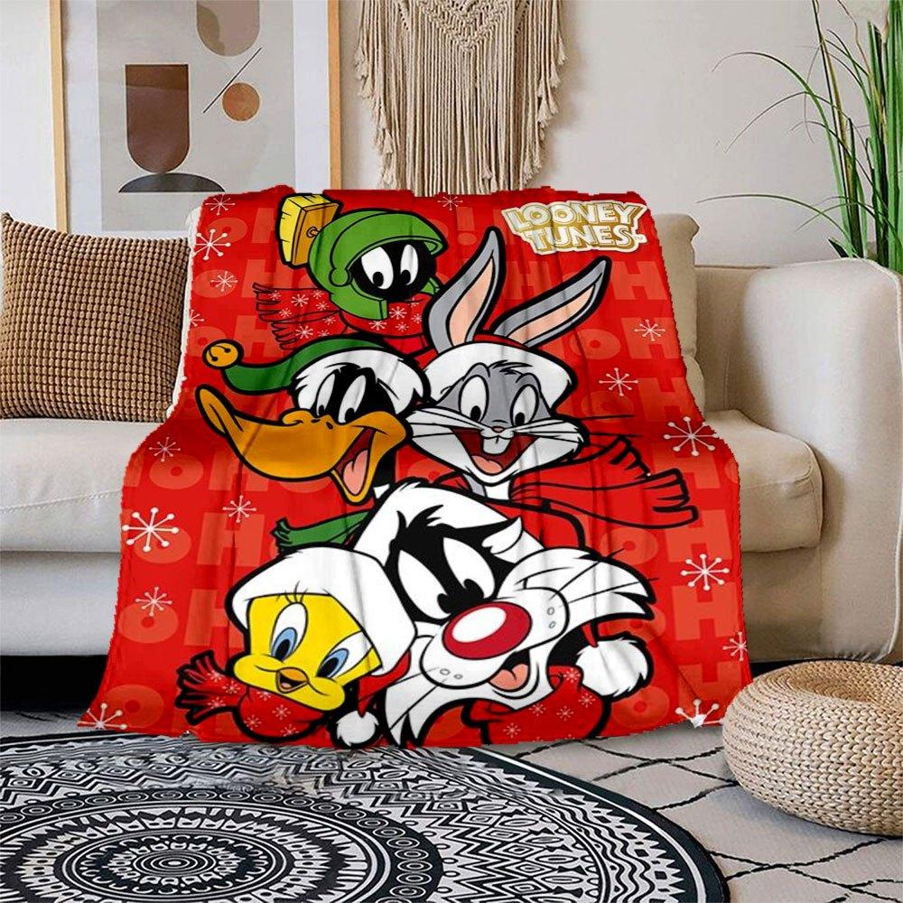 Looney Tunes Christmas Jigsaw PuzzleBlanket Flannel Throw Blanket for Sofa, Bed, Travel, Camping, Office 100x150cm
Looney Tunes Christmas Jigsaw PuzzleBlanket Flannel Throw Blanket for Sofa, Bed, Travel, Camping, Office 100x150cm