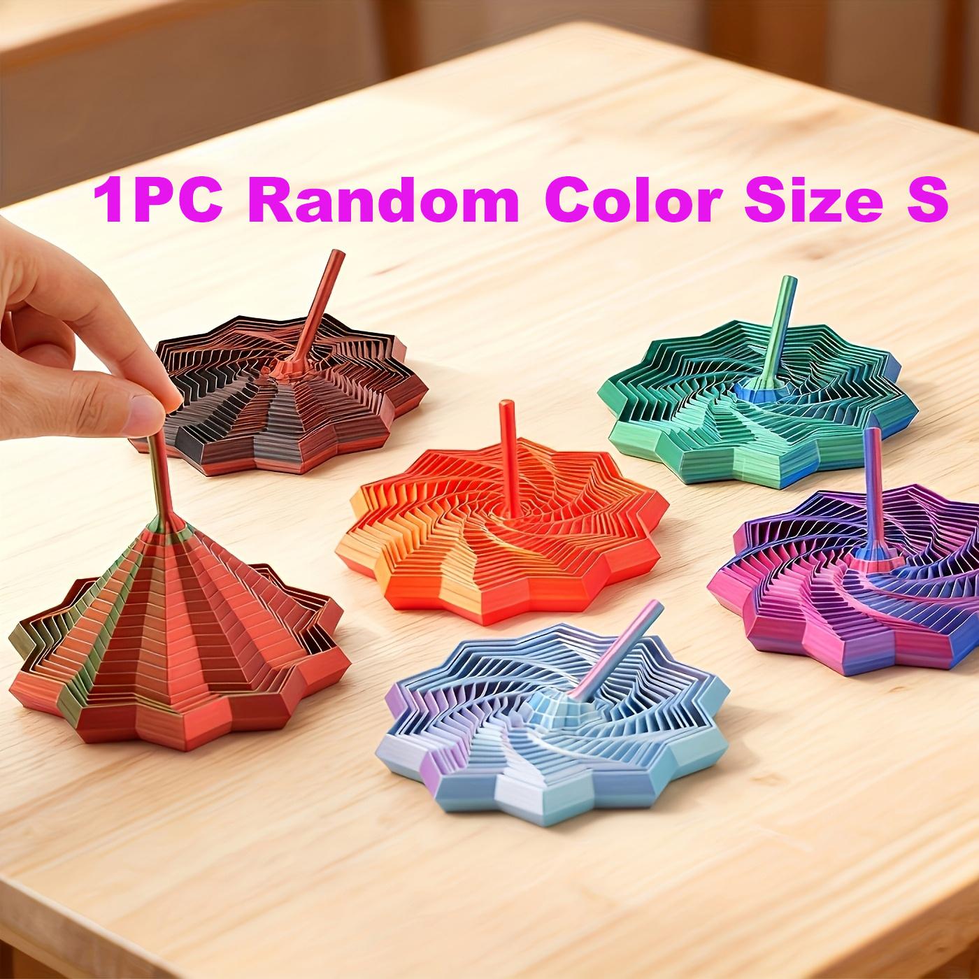 1Pc Random Color 3D-Printed Star Fidget Spinner - 2-Size Gradient Rotating Polygons, Expandable Sensory Desktop Decor & Stress
1Pc Random Color 3D-Printed Star Fidget Spinner - 2-Size Gradient Rotating Polygons, Expandable Sensory Desktop Decor & Stress