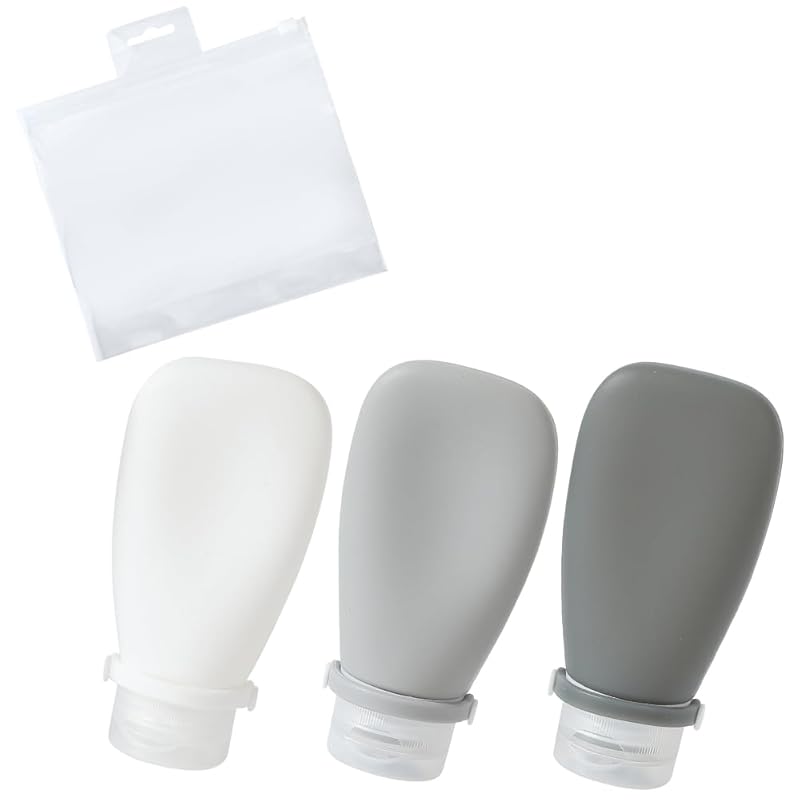 AllBright travel bottle refill trip 90ml silicon lotion shampoo alcohol 3 piece set (white, black, gray)
AllBright travel bottle refill trip 90ml silicon lotion shampoo alcohol 3 piece set (white, black, gray)