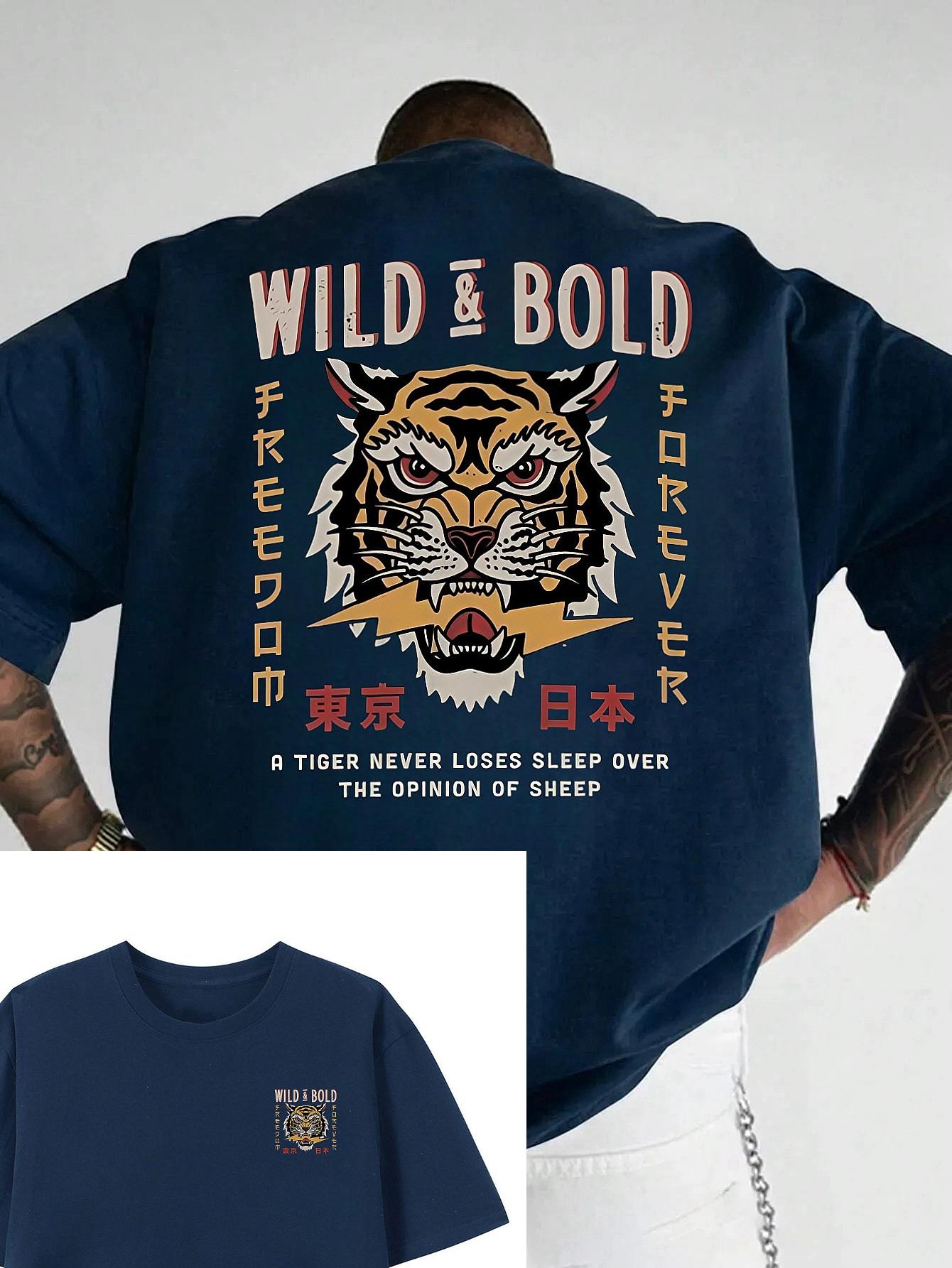 Tiger Pattern T-shirt Men s Summer Sweat-absorbing Breathable Comfortable Top Outdoor Short-sleeved Trendy Men s Clothing 4XL
Tiger Pattern T-shirt Men s Summer Sweat-absorbing Breathable Comfortable Top Outdoor Short-sleeved Trendy Men s Clothing 4XL