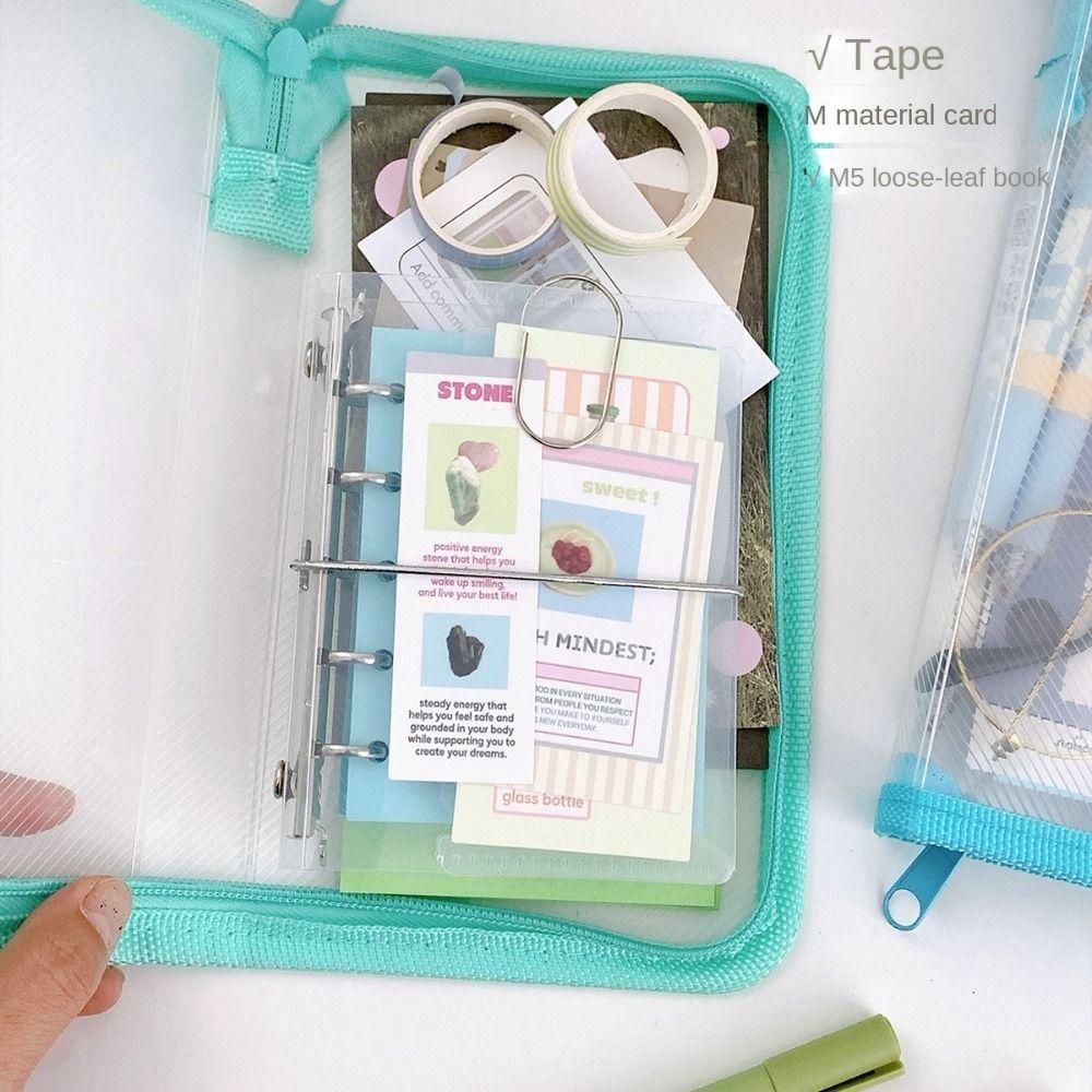 Multifunctional File Folder Bag A6 Stationery Organizer Pouch Transparent Zipper Pouch Students синій
Multifunctional File Folder Bag A6 Stationery Organizer Pouch Transparent Zipper Pouch Students синій