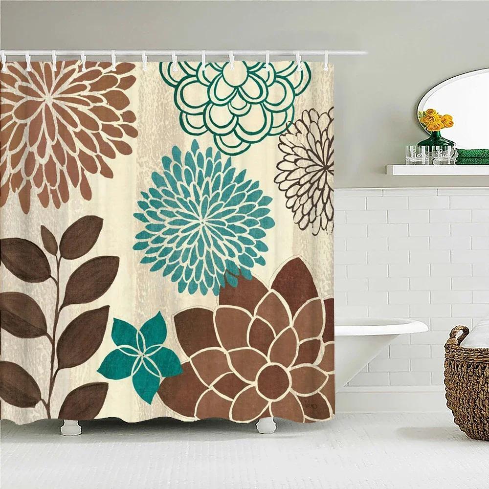 3D Flower India Bohemian Print Nordic Style Shower Curtain Set With Hooks Natural Landscape Home Decoration Bathroom Curtains W90XH180cm
3D Flower India Bohemian Print Nordic Style Shower Curtain Set With Hooks Natural Landscape Home Decoration Bathroom Curtains W90XH180cm
