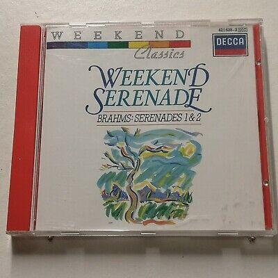 CD ISTVAN KERTESZ LONDON SYMPHONY ORC Brahms Weekend Serenade Serenad 4216282 DECCA 1989 Germany Classical Used
CD ISTVAN KERTESZ LONDON SYMPHONY ORC Brahms Weekend Serenade Serenad 4216282 DECCA 1989 Germany Classical Used