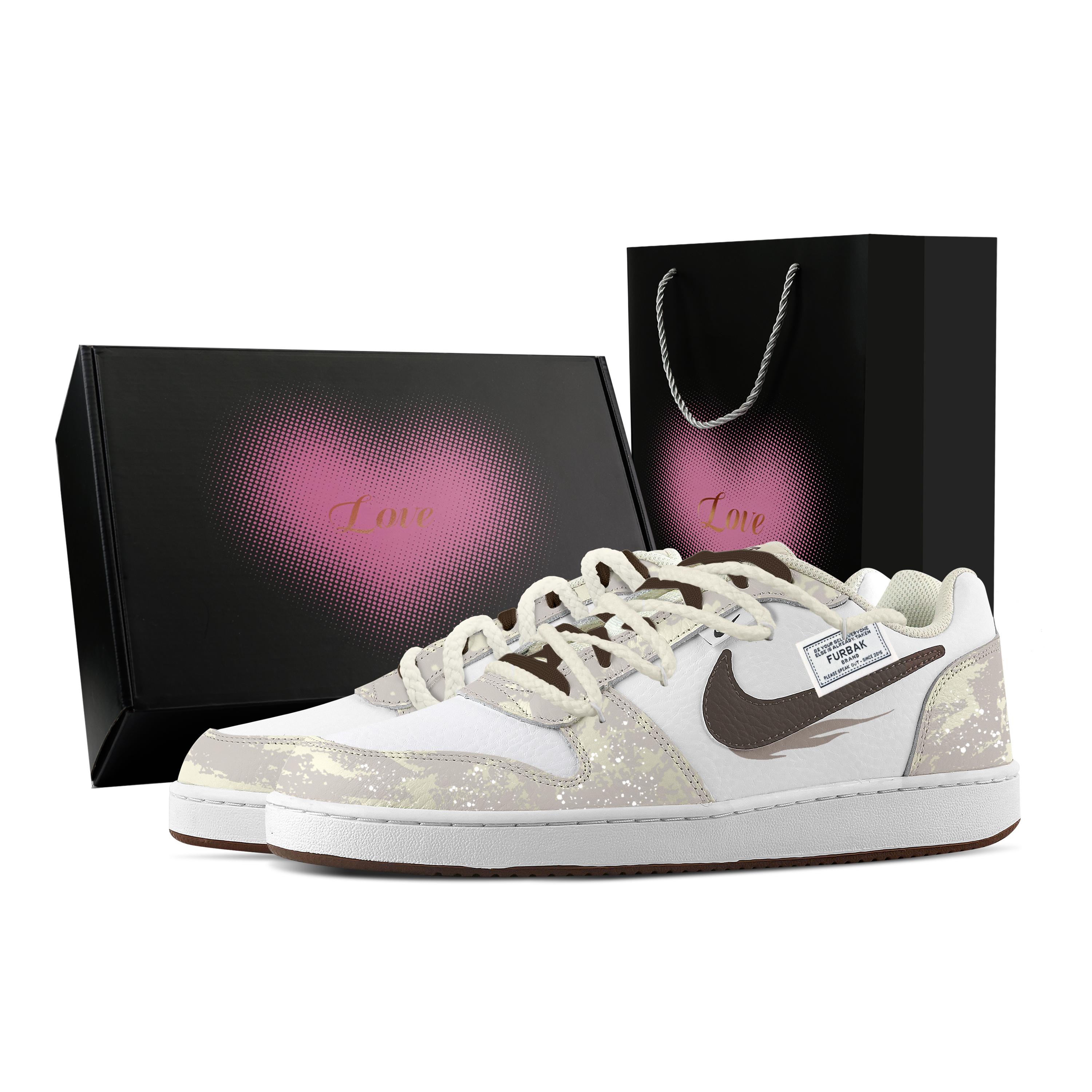 Nike EBERNON Mandarine Pink Star, Heart Box Abrasion Resistant Low top Skateboard Shoes Men s Beige Pink IM3370-121(Team773--) 45
Nike EBERNON Mandarine Pink Star, Heart Box Abrasion Resistant Low top Skateboard Shoes Men s Beige Pink IM3370-121(Team773--) 45