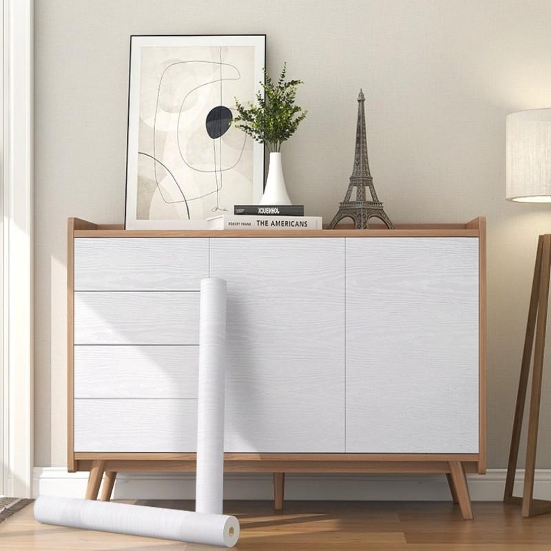 White Wood Peel And Stick Paper Decorative Self-Adhesive Film For Furniture Real Wood Tactile Sensation Surfaces Easy To Clean 3mx44cm
White Wood Peel And Stick Paper Decorative Self-Adhesive Film For Furniture Real Wood Tactile Sensation Surfaces Easy To Clean 3mx44cm