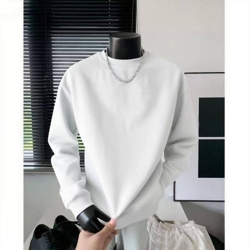 Men s Loose Fit Round Neck Sweatshirt: Pure Color, Long Sleeve, Plus Velvet, Trendy Fall/Winter Style 4XL
Men s Loose Fit Round Neck Sweatshirt: Pure Color, Long Sleeve, Plus Velvet, Trendy Fall/Winter Style 4XL