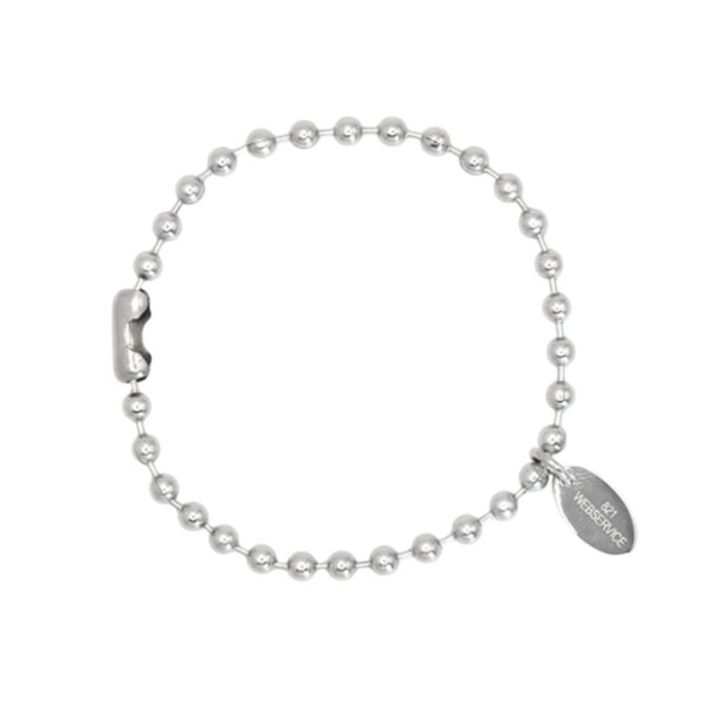 821WEBSERVICE ball chain bracelet (3mm) silver
821WEBSERVICE ball chain bracelet (3mm) silver