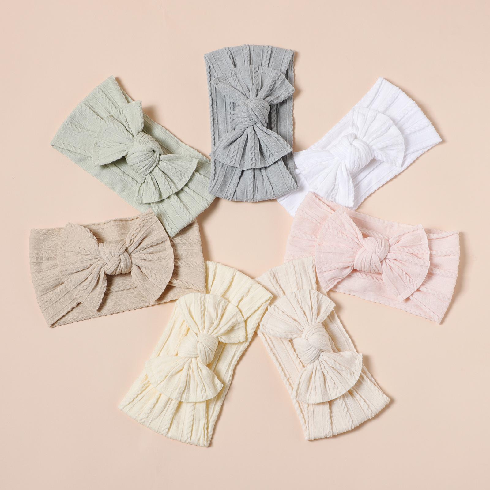 Soft Nylon Jacquard Bow Headbands for Infants & Toddlers - Baby Headband Set 16 x 8.5 cm
Soft Nylon Jacquard Bow Headbands for Infants & Toddlers - Baby Headband Set 16 x 8.5 cm