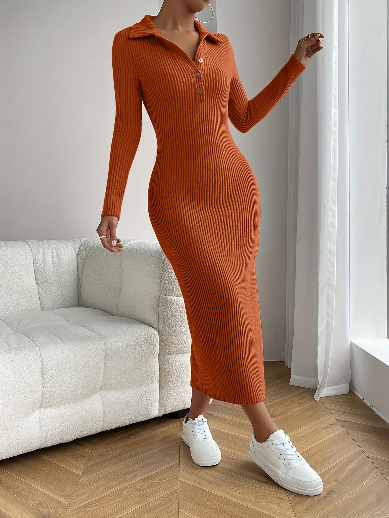 Осінь 2025 Чисте Бажання Худощава В язана Bodycon Сукня-Риб ячий Хвіст Міді з Лацканами та Довгими Рукавами XL вохра
Осінь 2025 Чисте Бажання Худощава В язана Bodycon Сукня-Риб ячий Хвіст Міді з Лацканами та Довгими Рукавами XL вохра