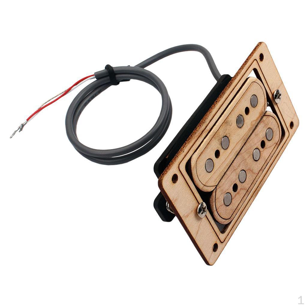4 Strings Guitar Maple Pickup Double for Cigar Box Accs Magnet
4 Strings Guitar Maple Pickup Double for Cigar Box Accs Magnet