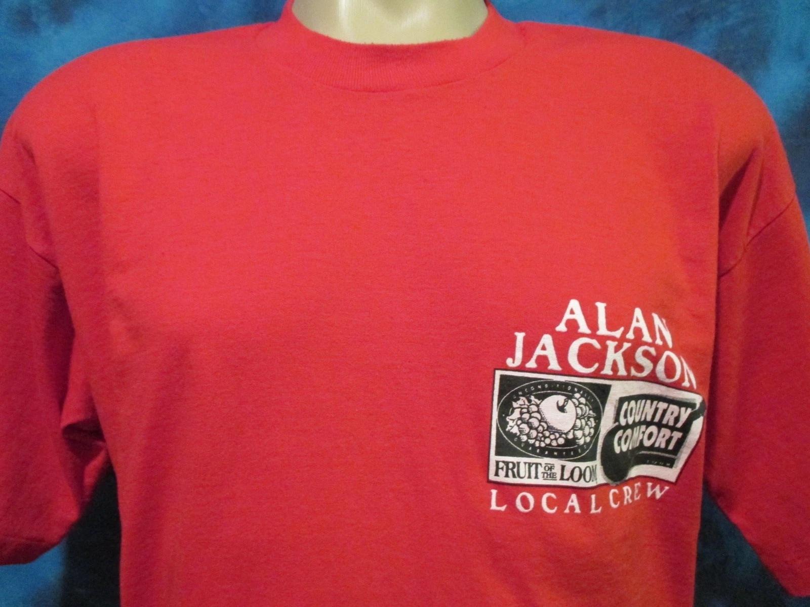 винтажная футболка 90-х ALAN JACKSON COUNTRY COMFORT CONCERT CREW XL тур одинарный шов 3XL
винтажная футболка 90-х ALAN JACKSON COUNTRY COMFORT CONCERT CREW XL тур одинарный шов 3XL