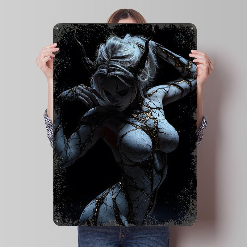 Cracked Skin Demon Tin Plaque Poster Customized Wall Art Retro Vintage Metal Signs for Man Cave House Decor Home Decorations 20x30cm(7.8x11.8inch)
Cracked Skin Demon Tin Plaque Poster Customized Wall Art Retro Vintage Metal Signs for Man Cave House Decor Home Decorations 20x30cm(7.8x11.8inch)