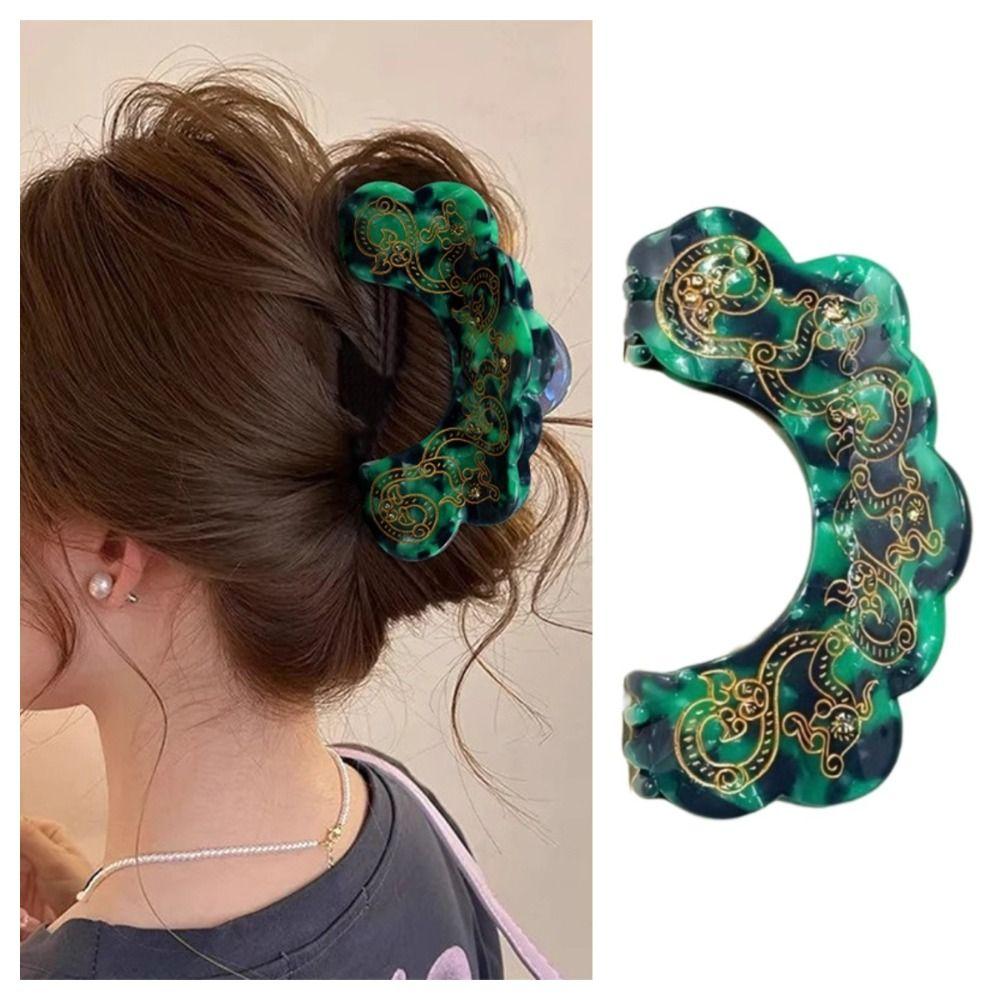 Acetic Acid Chinese Style Shark Clip Chinese Style Antique Style Grab Clip Party темно-зеленого
Acetic Acid Chinese Style Shark Clip Chinese Style Antique Style Grab Clip Party темно-зеленого