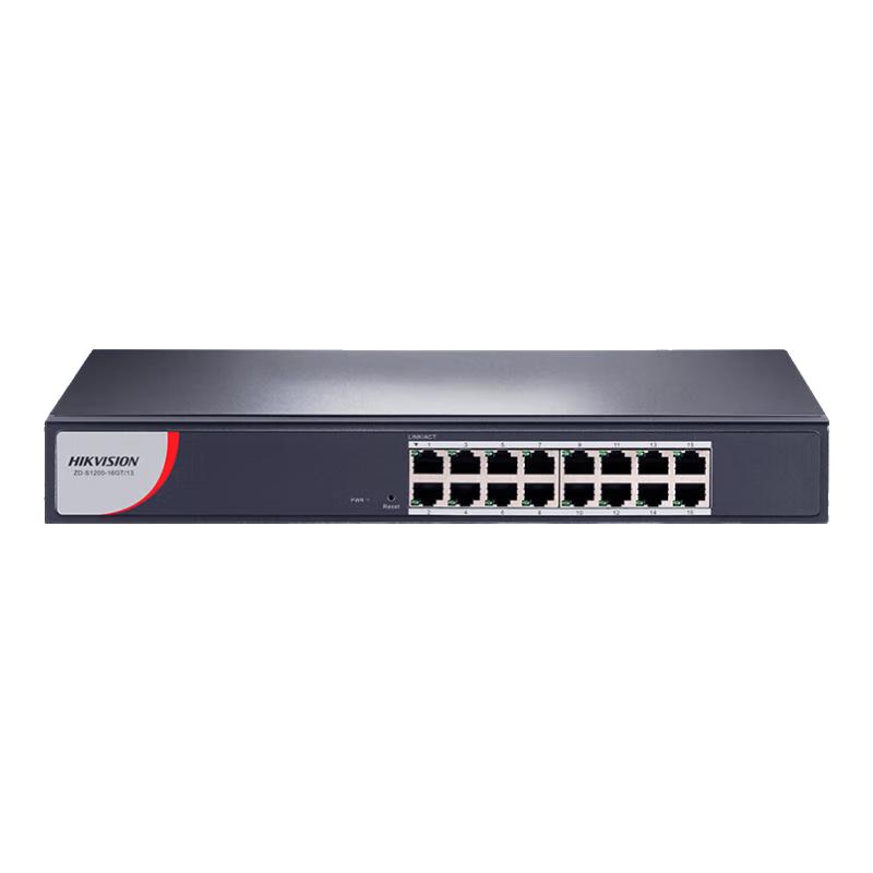 HIKVISION ZD-S1200-16GT 16-Port Gigabit Cloud-Managed Switch
HIKVISION ZD-S1200-16GT 16-Port Gigabit Cloud-Managed Switch