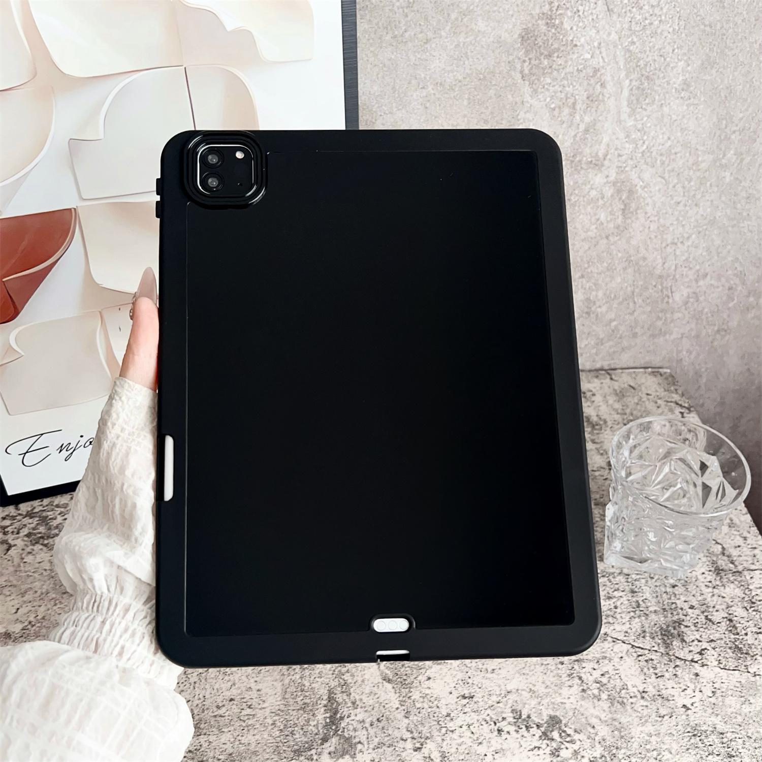 Чехол для планшета для iPad Pro 11 (2022)/(2021)/(2020) , Однотонный чехол из ТПУ с держателем для карандаша B
Чехол для планшета для iPad Pro 11 (2022)/(2021)/(2020) , Однотонный чехол из ТПУ с держателем для карандаша B