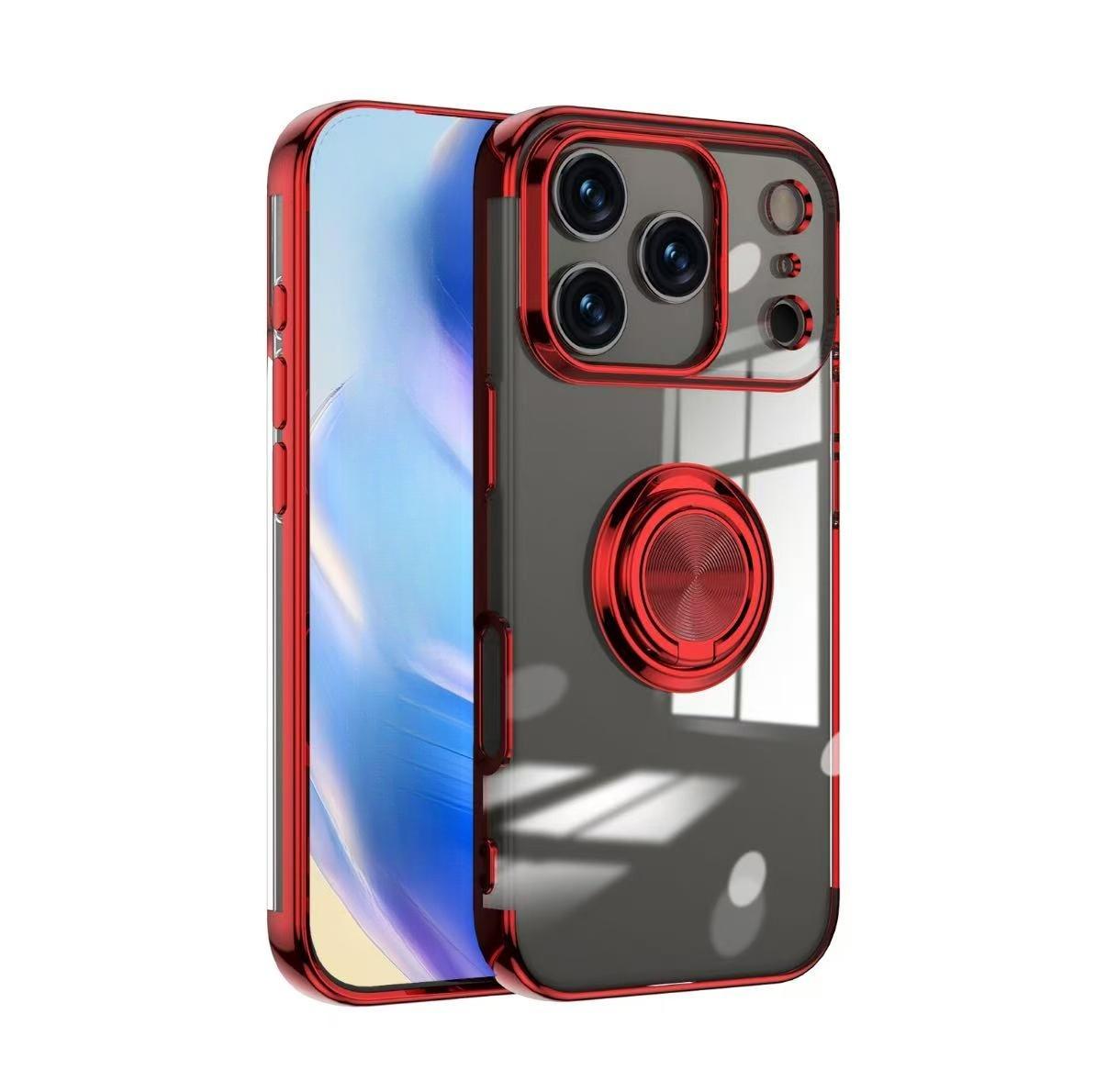 Plating Ring Holder Phone Case For Iphone 17Air 17Pro 17 16 15 14 13 12 Pro Max Plus Car Magnetic Transparent Cover Funda Coque iPhone Air
Plating Ring Holder Phone Case For Iphone 17Air 17Pro 17 16 15 14 13 12 Pro Max Plus Car Magnetic Transparent Cover Funda Coque iPhone Air