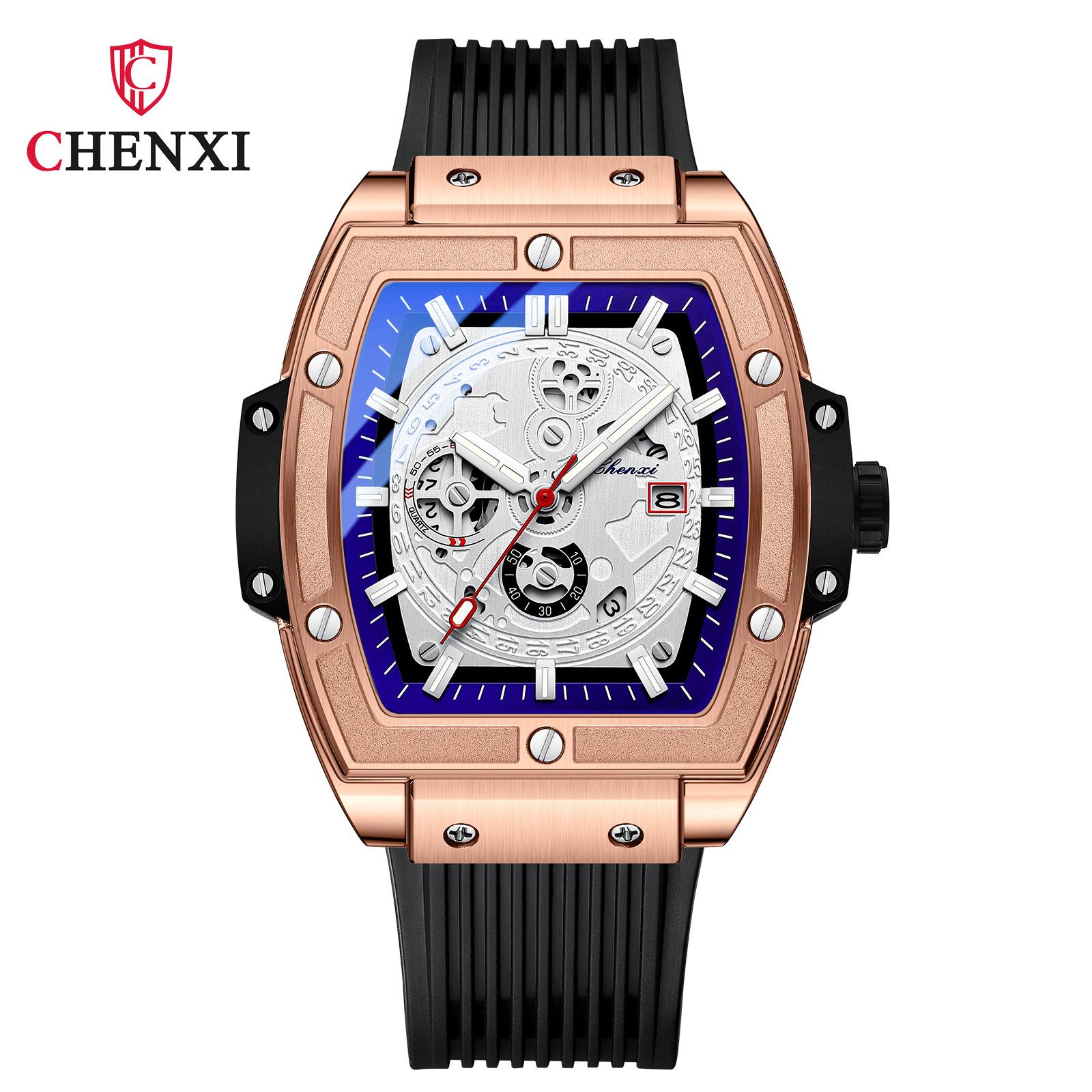 Новые роскошные мужские часы топ-бренда с коробкой, винная бочка, квадратный крутой календарь, водонепроницаемые силиконовые мужские кварцевые часы
Новые роскошные мужские часы топ-бренда с коробкой, винная бочка, квадратный крутой календарь, водонепроницаемые силиконовые мужские кварцевые часы