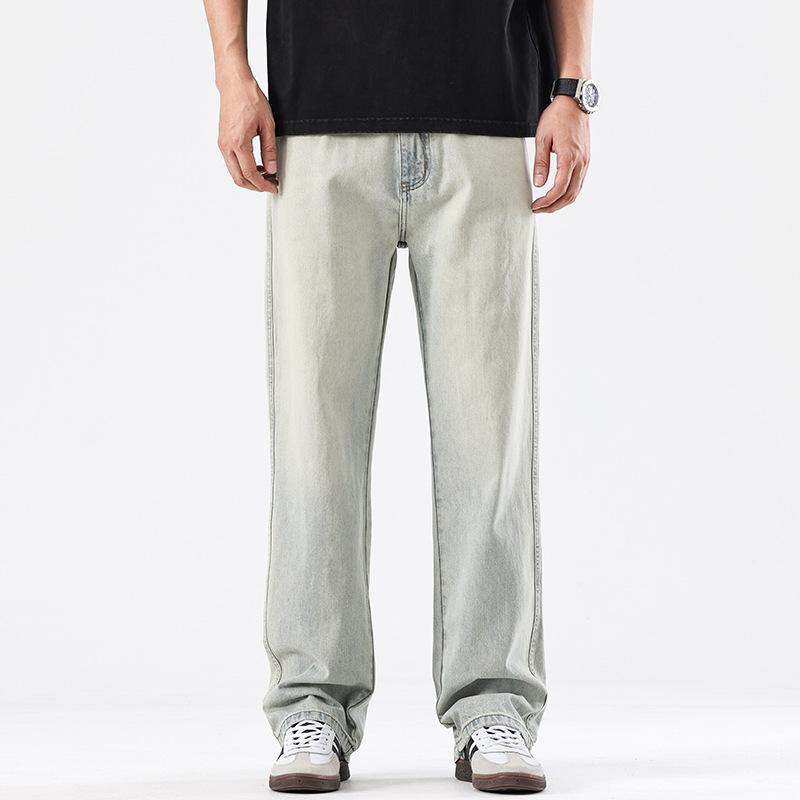 New Spring Light Color American Loose High Street Wide-leg Straight Jeans Long 40
New Spring Light Color American Loose High Street Wide-leg Straight Jeans Long 40