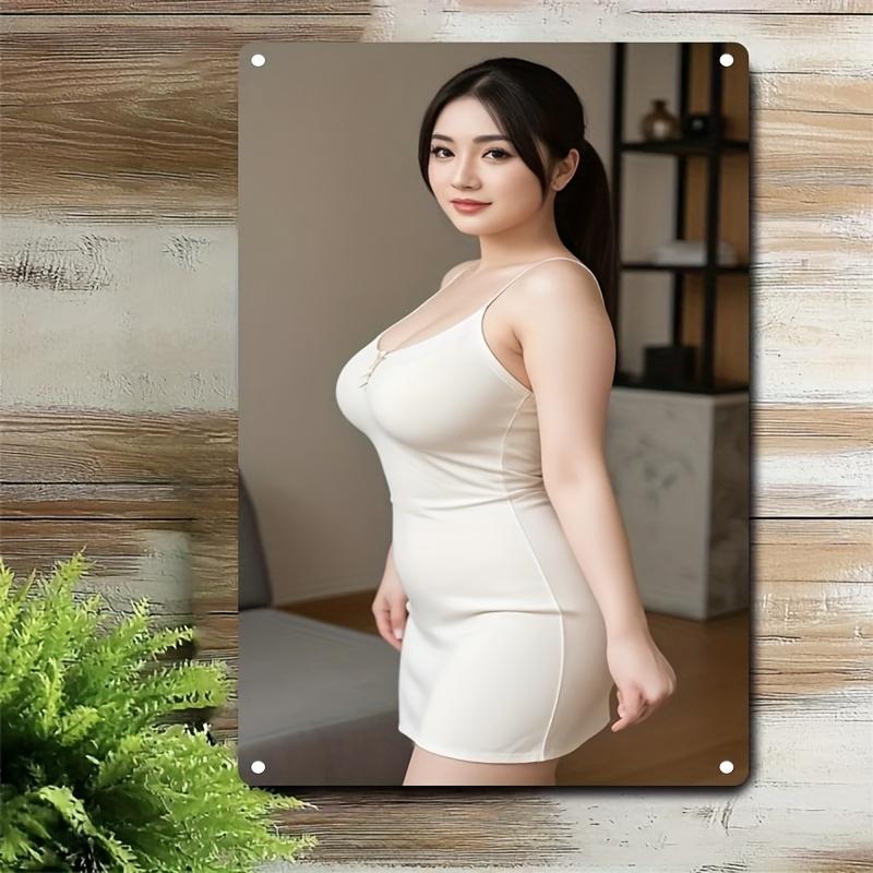 Customizable Minimalist Metal Sign Elegant Woman Face Art Poster in White Beige for Home Cafe Bar Wall Decor 20x30cm
Customizable Minimalist Metal Sign Elegant Woman Face Art Poster in White Beige for Home Cafe Bar Wall Decor 20x30cm