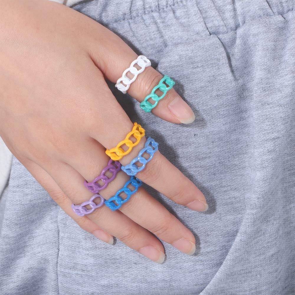 Vintage Fashion Party Girl Woman Zinc Zinc Alloy Chain Ring Fashion Jewelry Finger Ring Open Ring
Vintage Fashion Party Girl Woman Zinc Zinc Alloy Chain Ring Fashion Jewelry Finger Ring Open Ring
