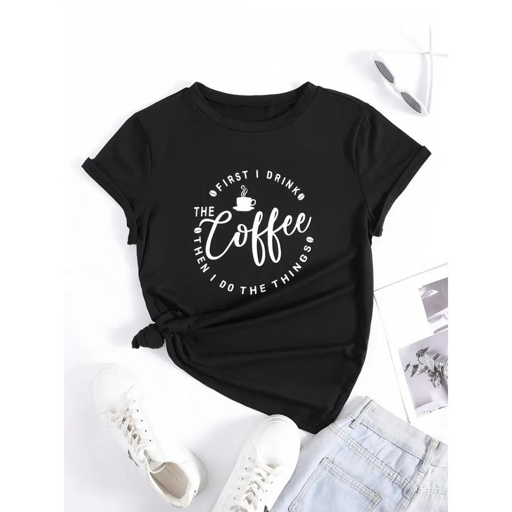 Coffee Letter Print Casual T-Shirt Crew Neck Short Sleeve Tee For Summer Spring Women s Clothing 2XL
Coffee Letter Print Casual T-Shirt Crew Neck Short Sleeve Tee For Summer Spring Women s Clothing 2XL