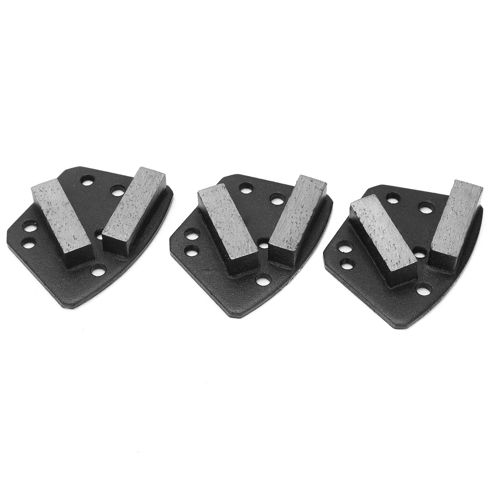 3Pcs Diamond Grinding Shoes Trapezoid Concrete Cutting 6‑Hole Straight Teeth Black 16#
3Pcs Diamond Grinding Shoes Trapezoid Concrete Cutting 6‑Hole Straight Teeth Black 16#