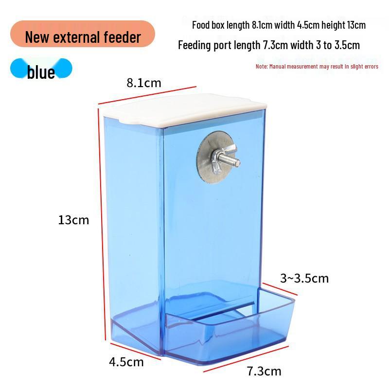 Автоматическая кормушка для птиц с защитой от рассыпания - Прозрачный, не создающий беспорядка дизайн для попугаев, волнистых попугайчиков, корелл
Автоматическая кормушка для птиц с защитой от рассыпания - Прозрачный, не создающий беспорядка дизайн для попугаев, волнистых попугайчиков, корелл