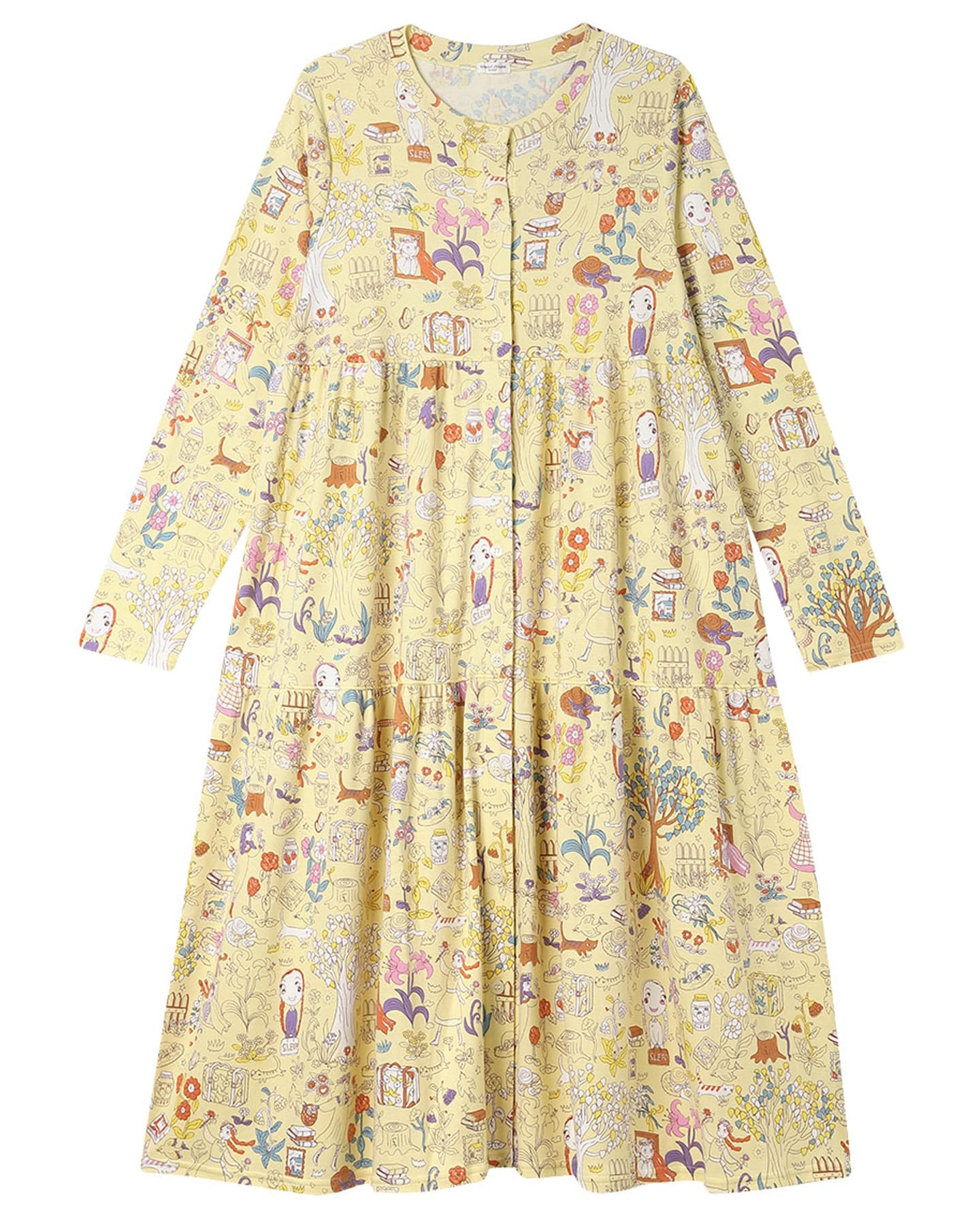 Wacoal Relax Sleep Tsumori Chisato Loungewear Long Long Length the Tsumori Chisato SLEEP CR L & Dress, Sleeve, 100% Cotton, (Near Calf), UNX533,
Wacoal Relax Sleep Tsumori Chisato Loungewear Long Long Length the Tsumori Chisato SLEEP CR L & Dress, Sleeve, 100% Cotton, (Near Calf), UNX533,