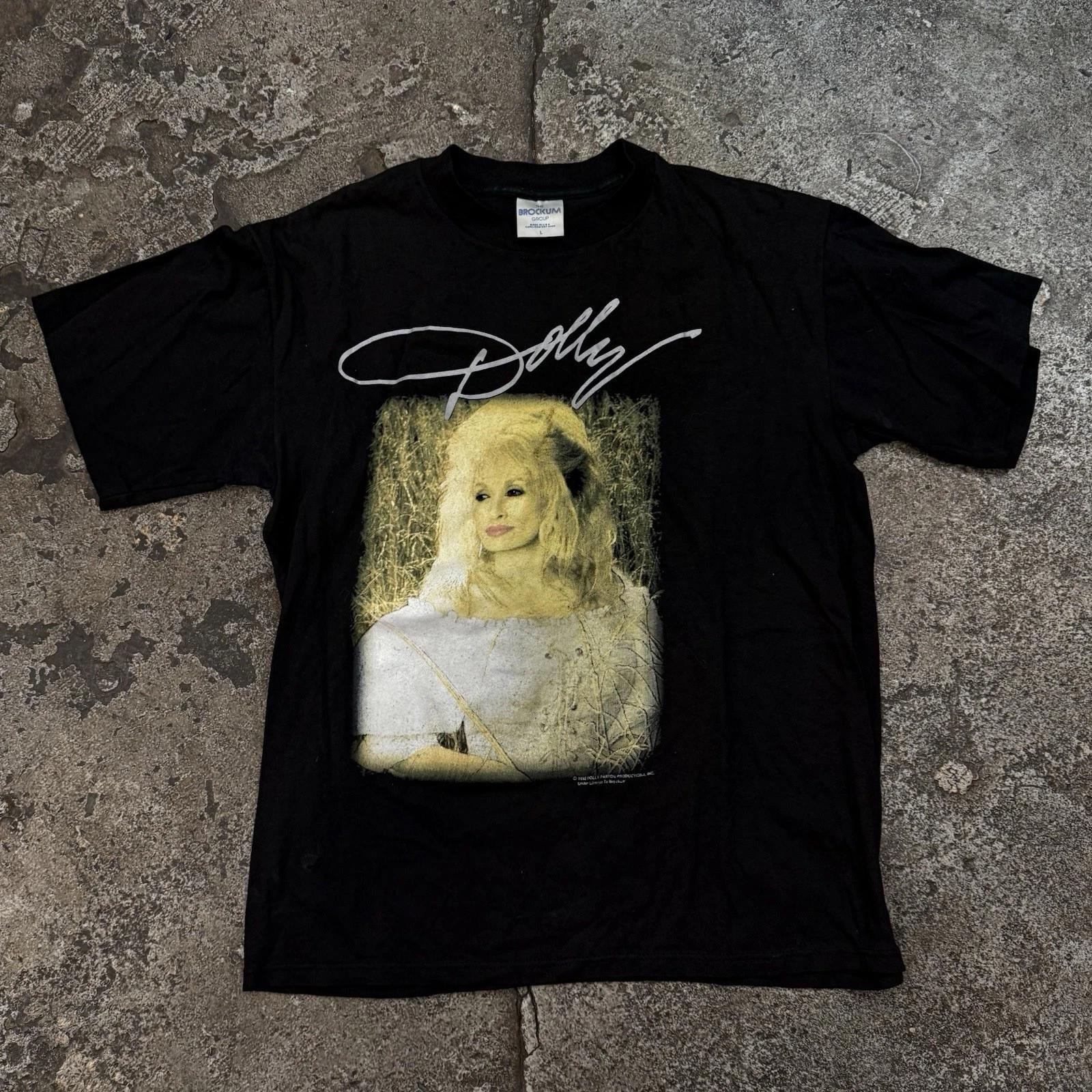 Vintage Dolly Parton Tour Band Country Music Brockum Black 1992 T Shirt Size LG L
Vintage Dolly Parton Tour Band Country Music Brockum Black 1992 T Shirt Size LG L