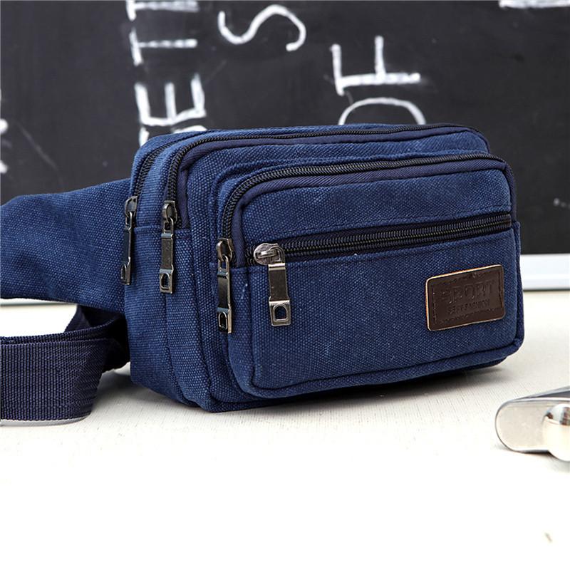 Fashion Men Women Waist Bag Casual Pack Purse Large Phone Belt Bag Pouch Canvas Outdoor Travel Phone Bag Banana Hip Bags темно-синього кольору
Fashion Men Women Waist Bag Casual Pack Purse Large Phone Belt Bag Pouch Canvas Outdoor Travel Phone Bag Banana Hip Bags темно-синього кольору