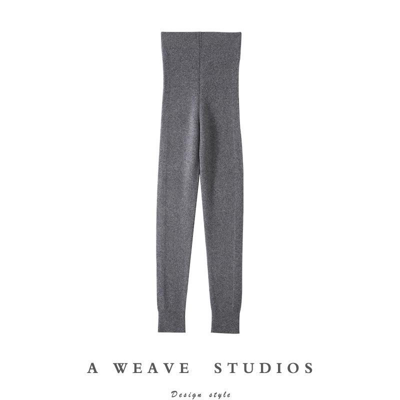 Striped Cashmere Knitted High-Waisted Leggings: Slim-Fitting, Warm Wool Pants for Women, Perfect for Indoor or Outdoor Wear. Large
Striped Cashmere Knitted High-Waisted Leggings: Slim-Fitting, Warm Wool Pants for Women, Perfect for Indoor or Outdoor Wear. Large